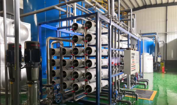 鑄造業40T/H雙級反滲透+EDI除鹽水設備